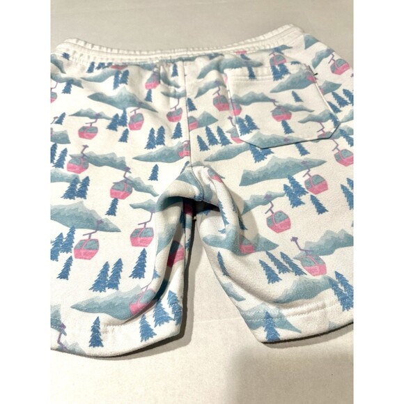 Chubbies Men’s Comfort Shorts Size Large 7” Inseam White Ski Lift Graphic 90's - Picture 6 of 9